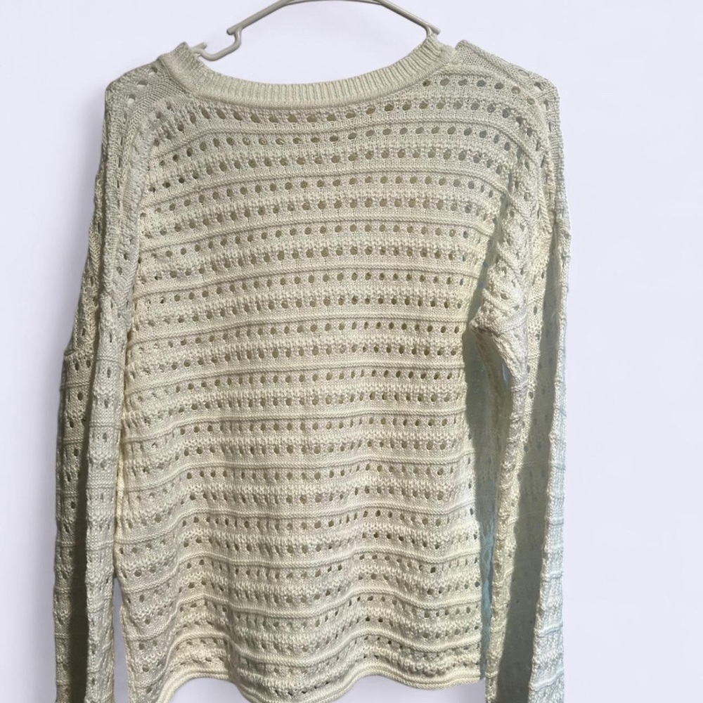 Cream Knit Women's Sweater